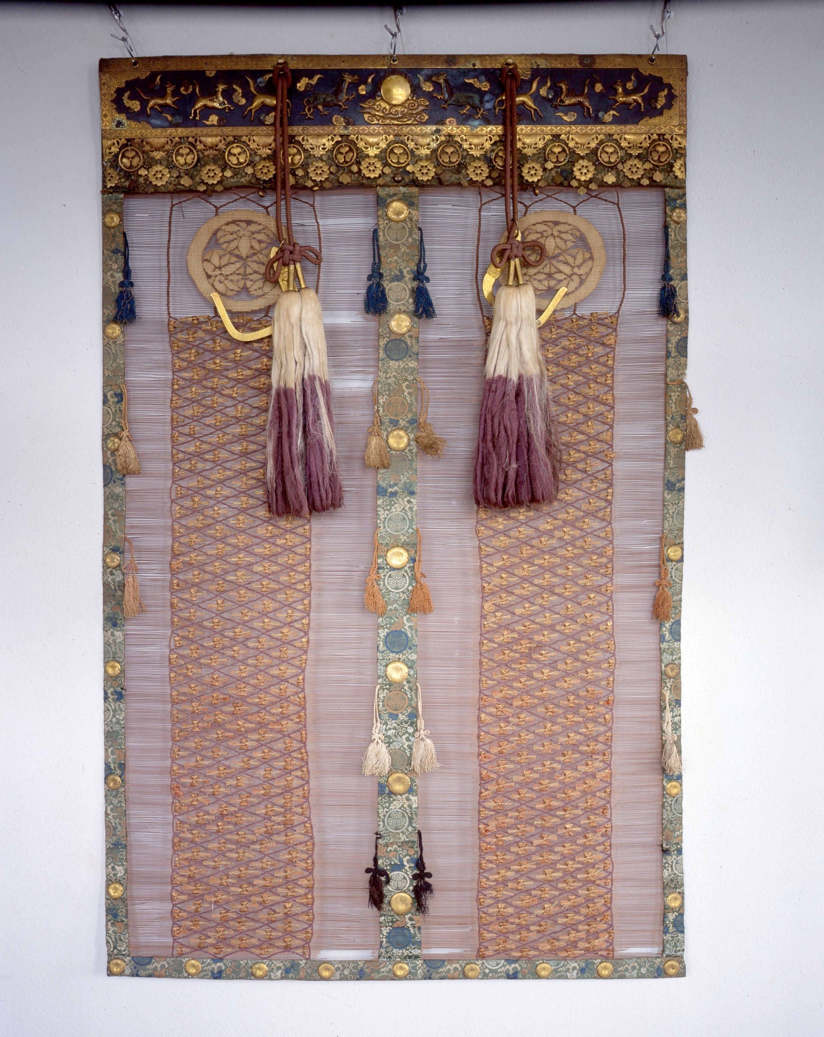 かって江戸城にあった 紅葉山東照宮 御簾（みす） - 津山瓦版